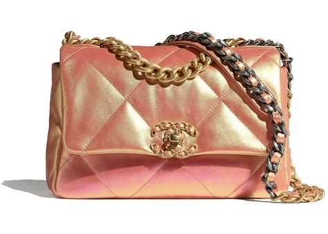 chanel iridescent pink bag|iridescent chanel leather bags.